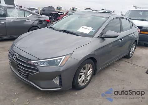 2019 Hyundai Elantra Sel from USA, damaged, VIN 5NPD84LF1KH476555